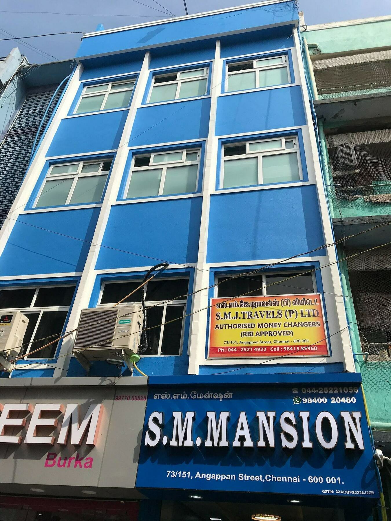 ホテル Sm Mansion Near Harbour & High Court チェンナイ エクステリア 写真